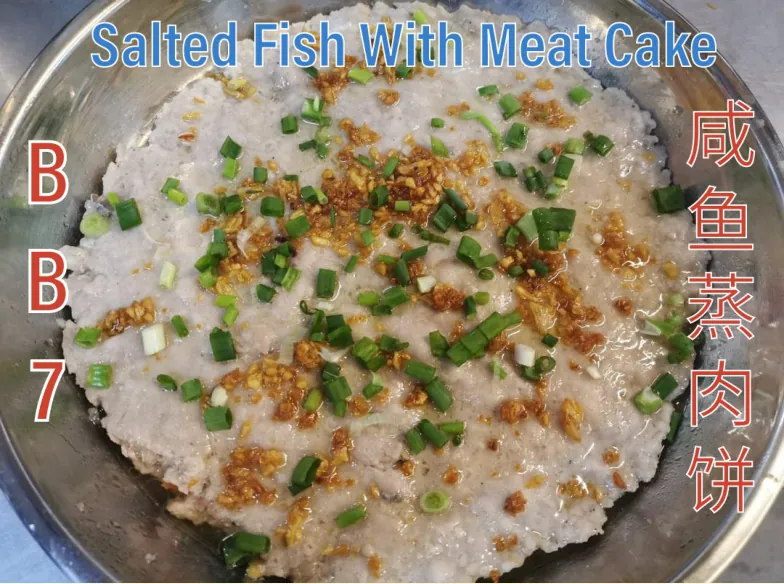 Salted Fish with Meat Cake (咸鱼蒸肉饼) at Calvin Hot Wok, Klang