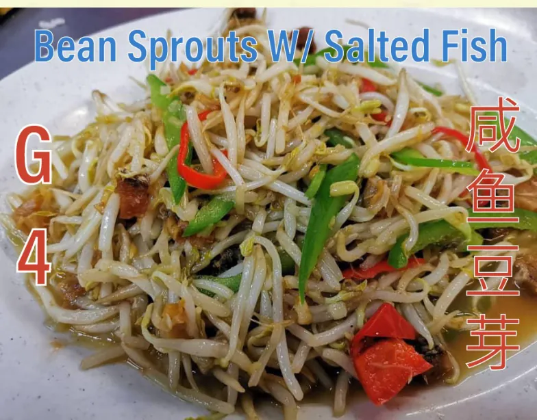 Bean Sprouts with Salted Fish (咸鱼豆芽) at Calvin Hot Wok, Klang
